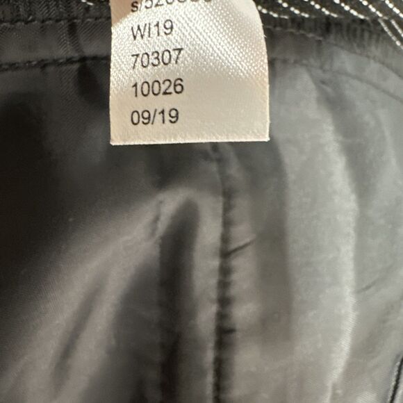 Ann Taylor Factory Size 10 Dress Pants Black Spec Ankle Tapered Slim Leg Career - Picture 7 of 7